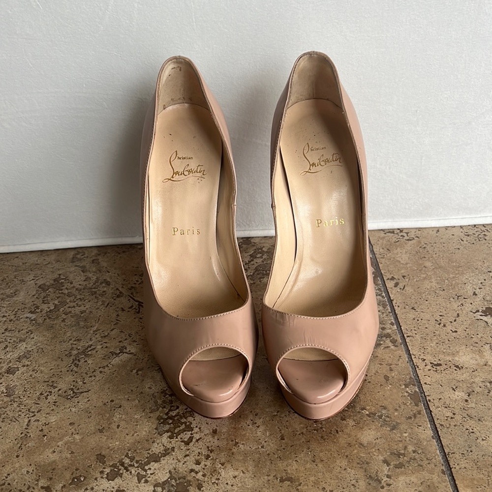 Christian Louboutin Lady Peep Platforms